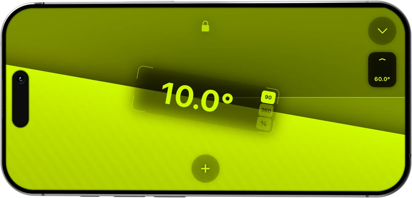 Super-Easy Level App mit AR-Wasserwaage und Winkelanzeige